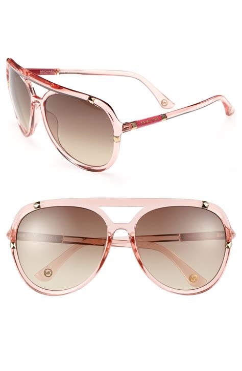 michael kors sunglasses pink gold|pink michael kors glasses.